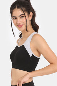 Zelocity Slip On Sports Bra With Removable Padding - Tap Shoe — thumbnail 4